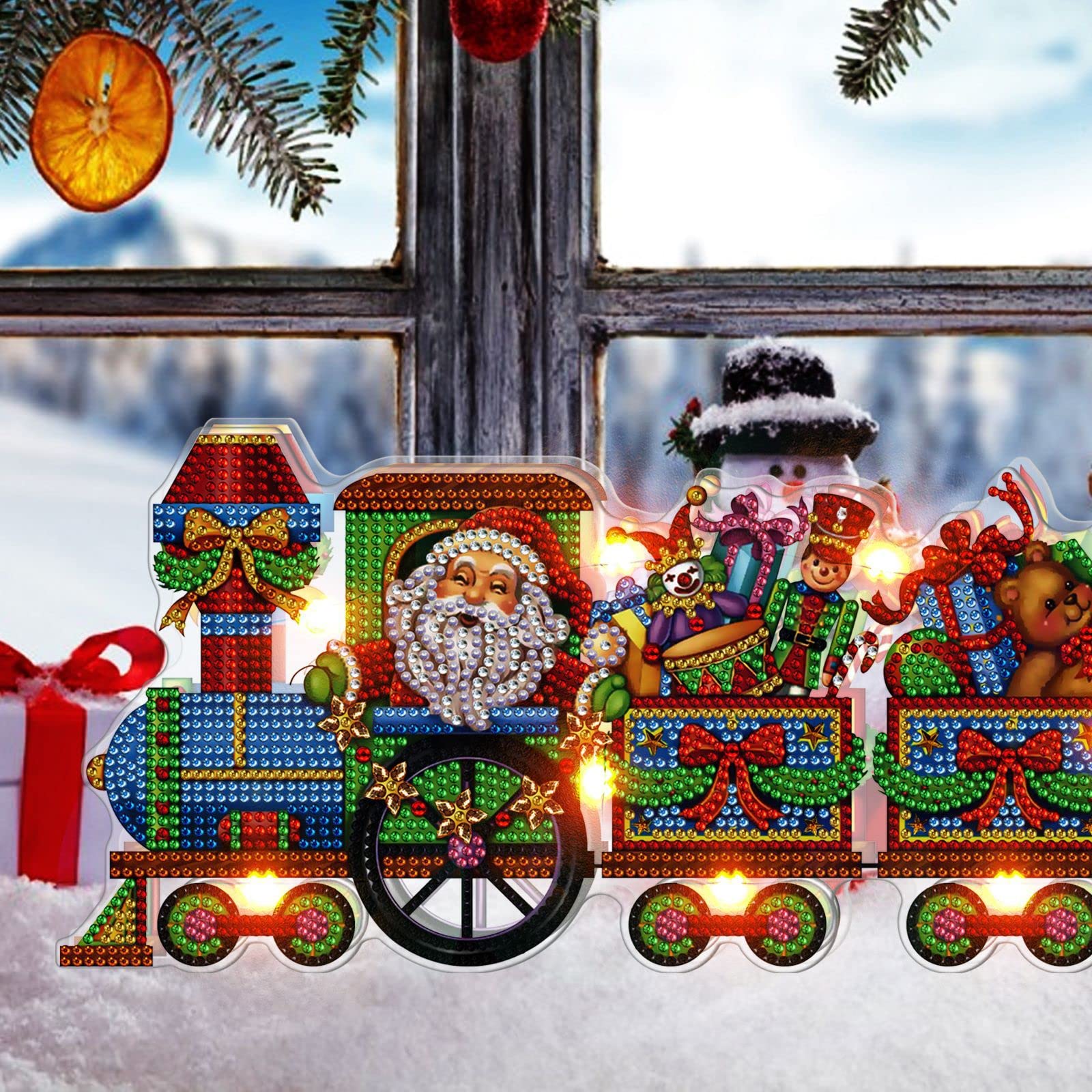 2022new Simpatico Pupazzo Di Neve Babbo Natale Lampada Decorativa Per Interni Pe