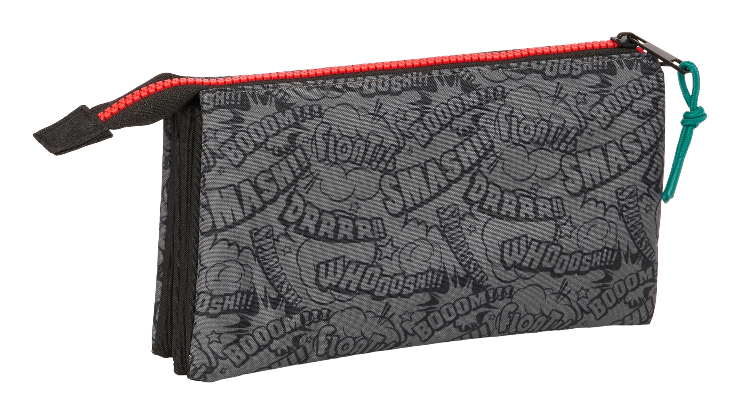 MY HERO Academy, Triple Pencil Case, Children's Pencil Case, Ideal for School Age Children Comfortable and Versatile - Image 2