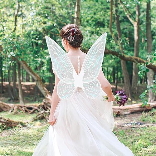 Miniatura 3 de U-Goforst Fairy Wings for Adults Women Butterfly Wings for Girls Angel Wing Halloween Costume Dress Up Cosplay