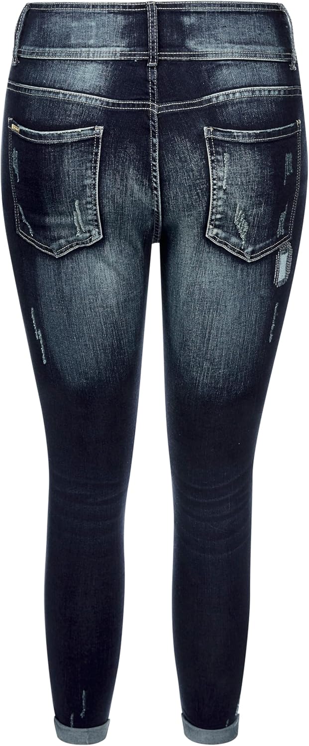 City Chic Women's Patched Apple Skinny Jean - Image 5