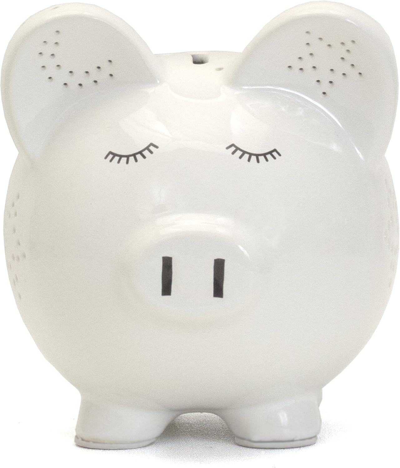 Child To Cherish - Night Light Piggy Bank, White