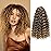 8 Packs Curly Crochet Hair GoGo Curl Crochet hair for Women Deep Wave Braiding hair,Synthetic Bohemian Crochet Braid Water Wave Crochet hair Extensions (12inch, 33/27)