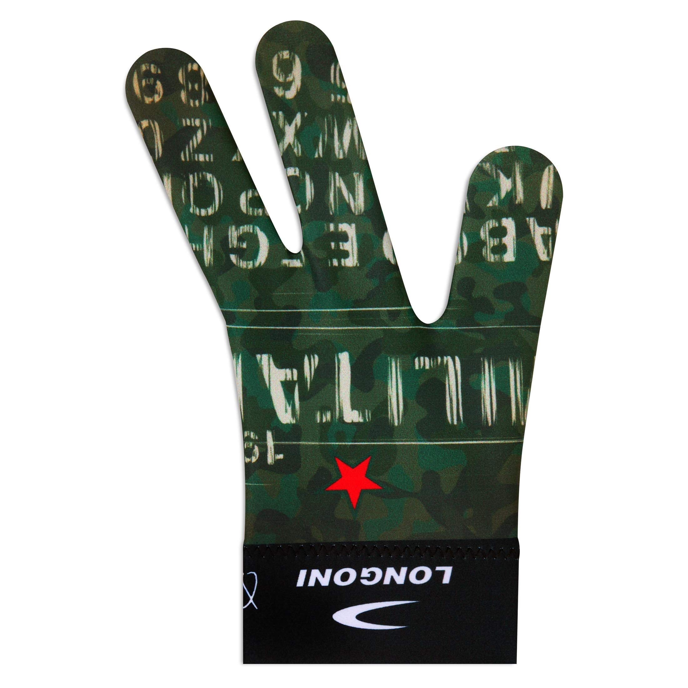 Guante de Billar Longoni Fancy Militar 2 para la mano izquierda