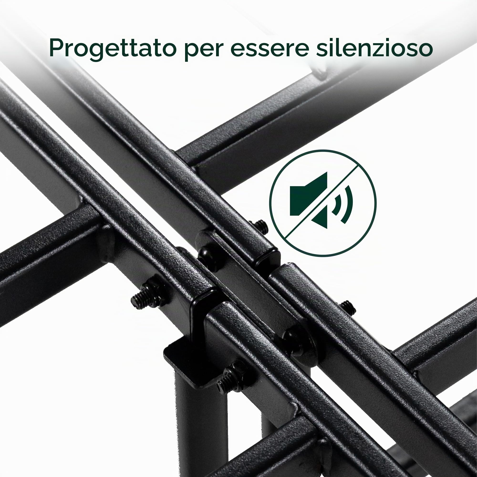 Zinus Shawn - Letto pieghevole Smartbase, letto ospiti, 90x190cm