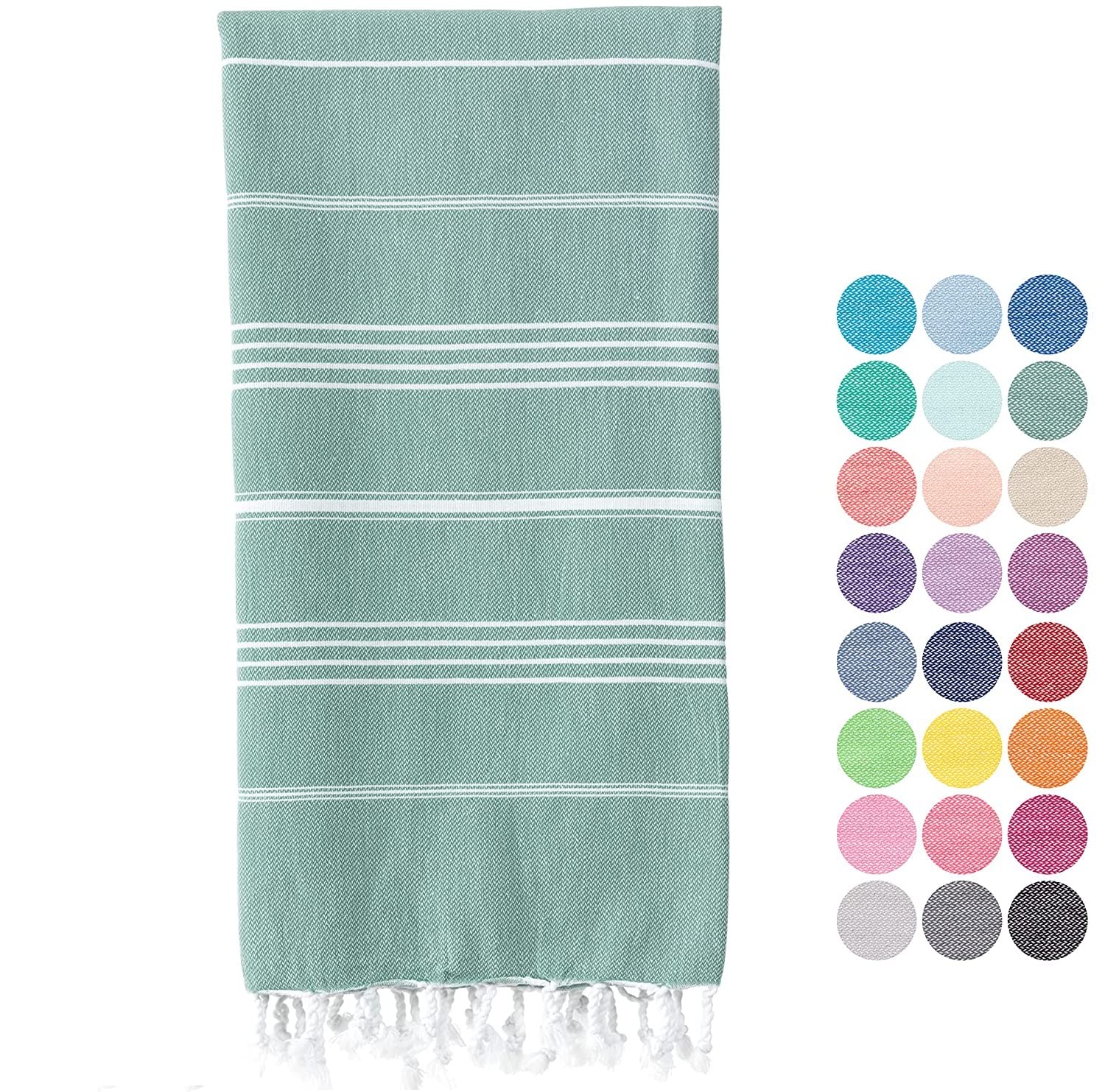 Buy Ephesus Turkish Beach Towel Oversized 100x180 cm 100 Cotton Sand