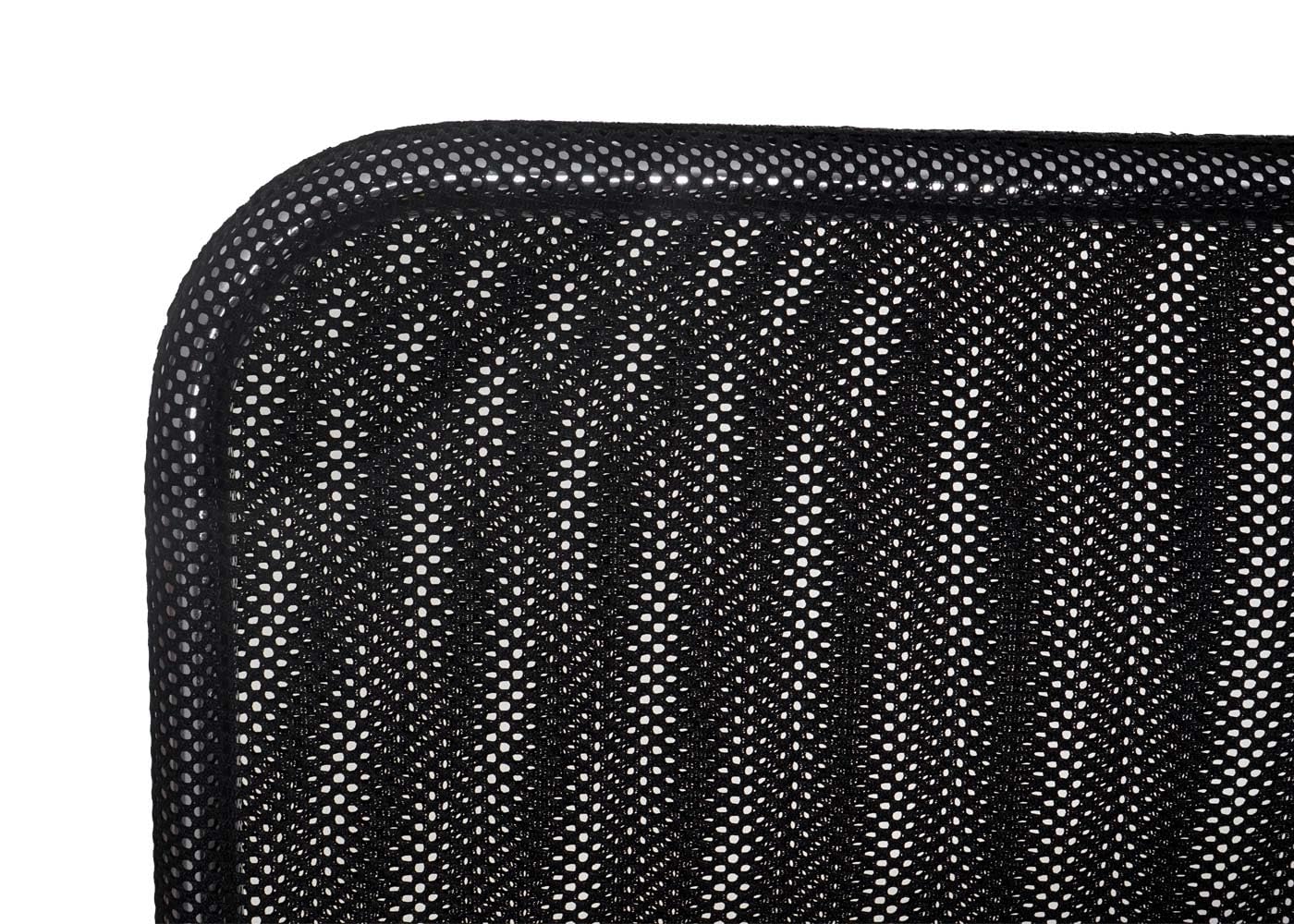 Juego de 2 sillas de visitante para conferencias, apilable de tela, textil, color negro 04_0000279