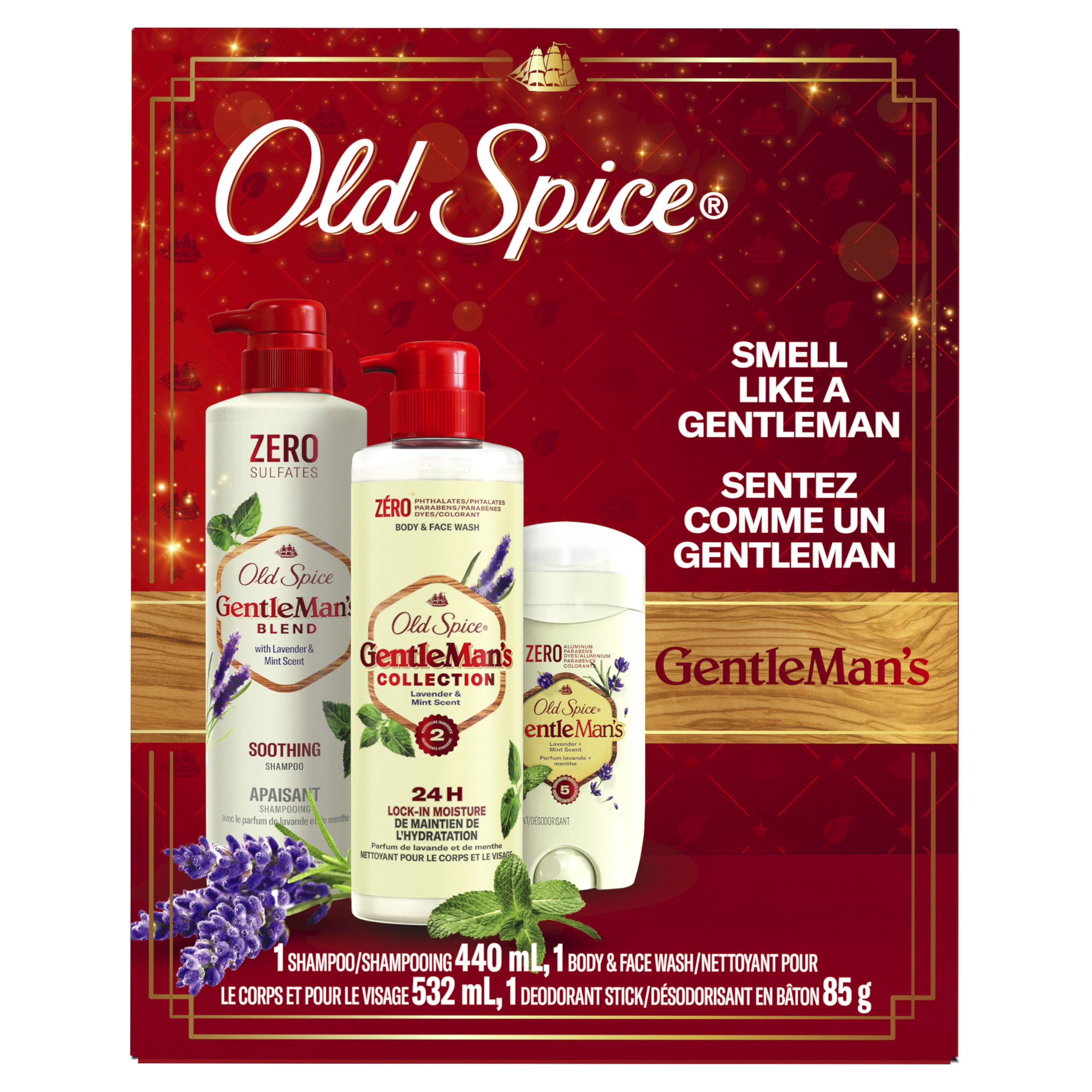 Old Spice Gentleman's Dream Gift Set with Lavender & Mint Body