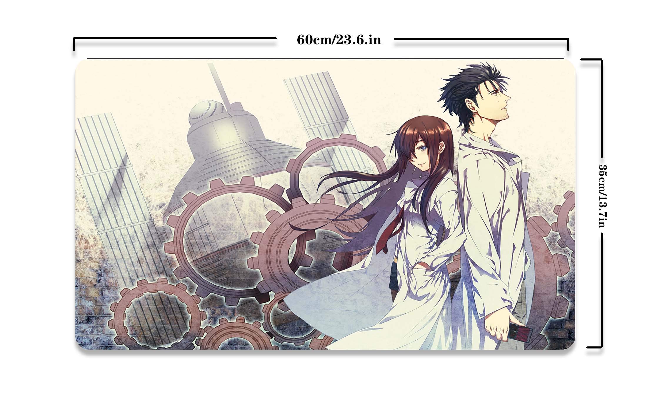 STEINS;GATE デスクマット Amazon.com: pile Steins;Gate Mouse pad Anime Large Desk pad