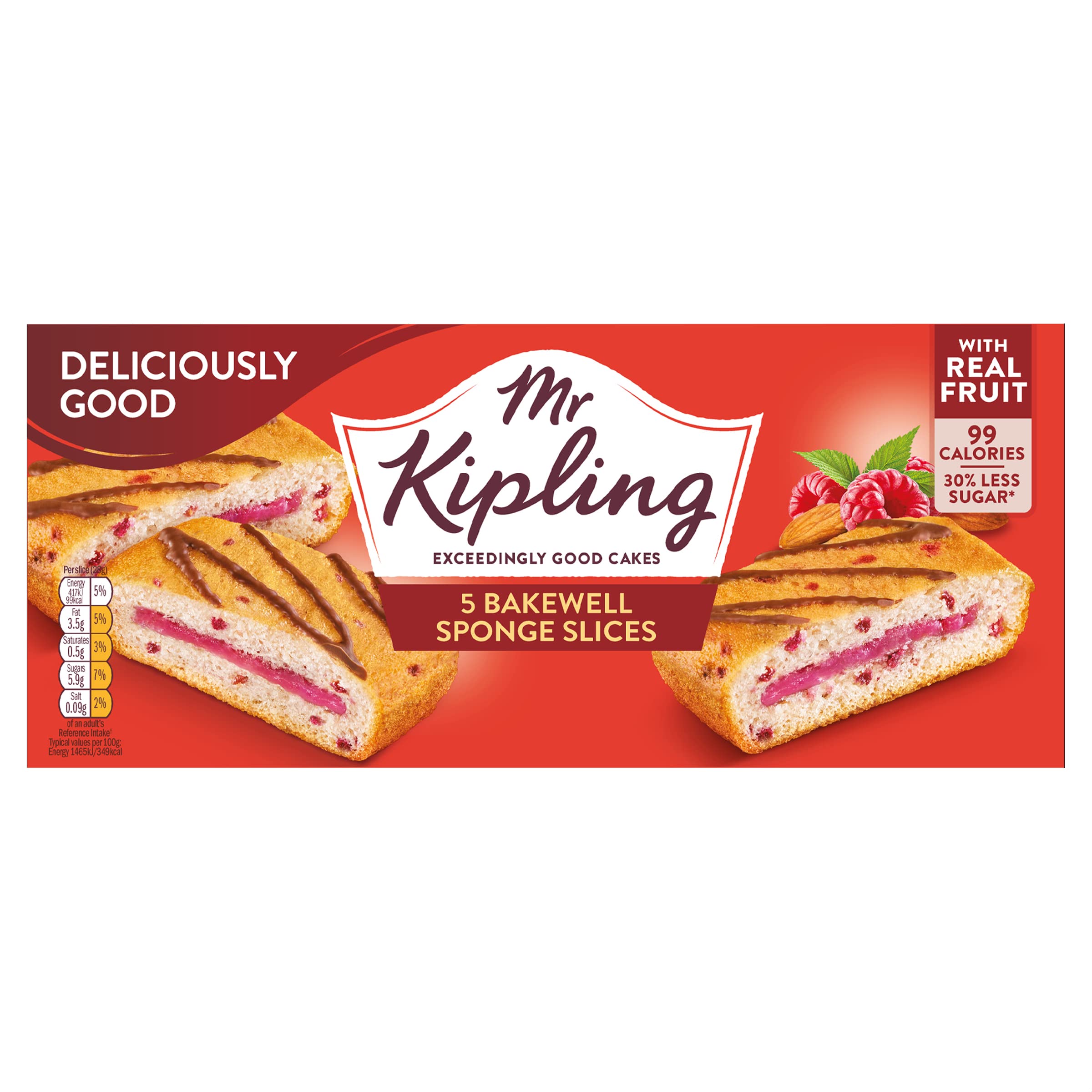 Mr Kipling5 Bakewell Sponge Slices