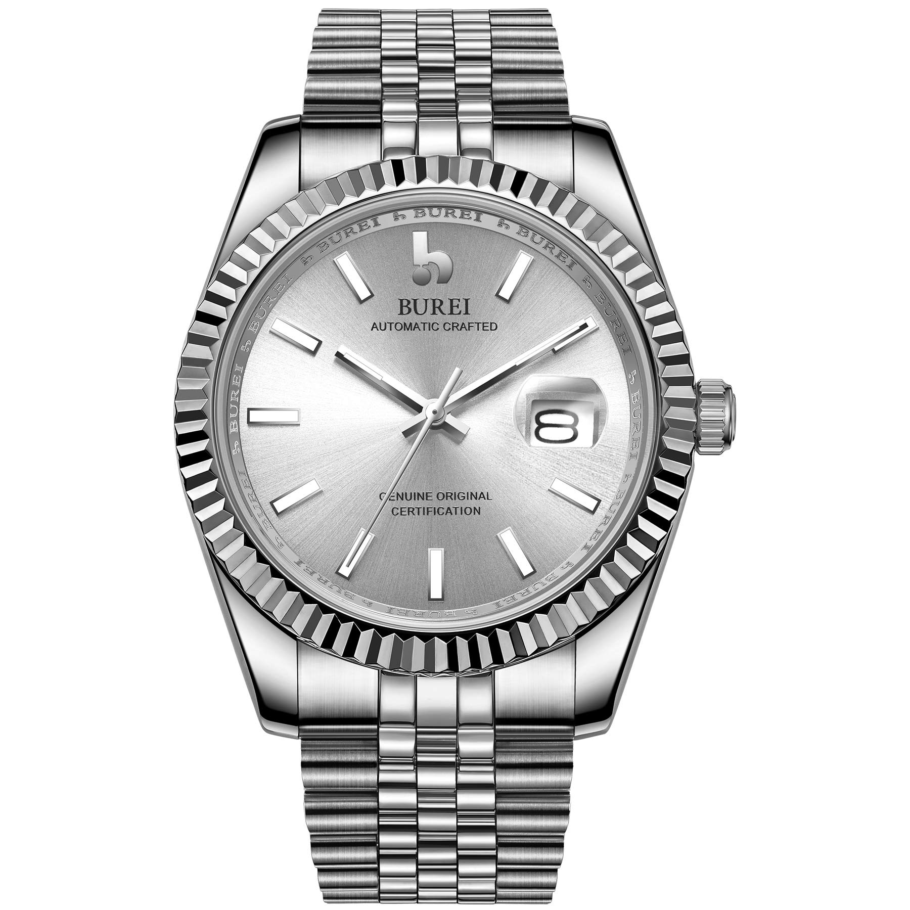 BUREI Men's Automatic Watch Analog Dial 