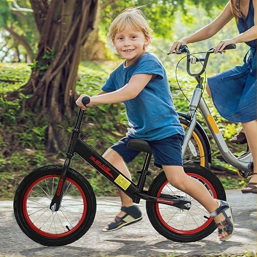 Miniatura 2 de Bueuwe Bicicleta de equilibrio de 16 pulgadas para niños de 4, 5, 6, 7, 8 años, bicicletas sin pedales, bicicleta de entrenamiento para niños