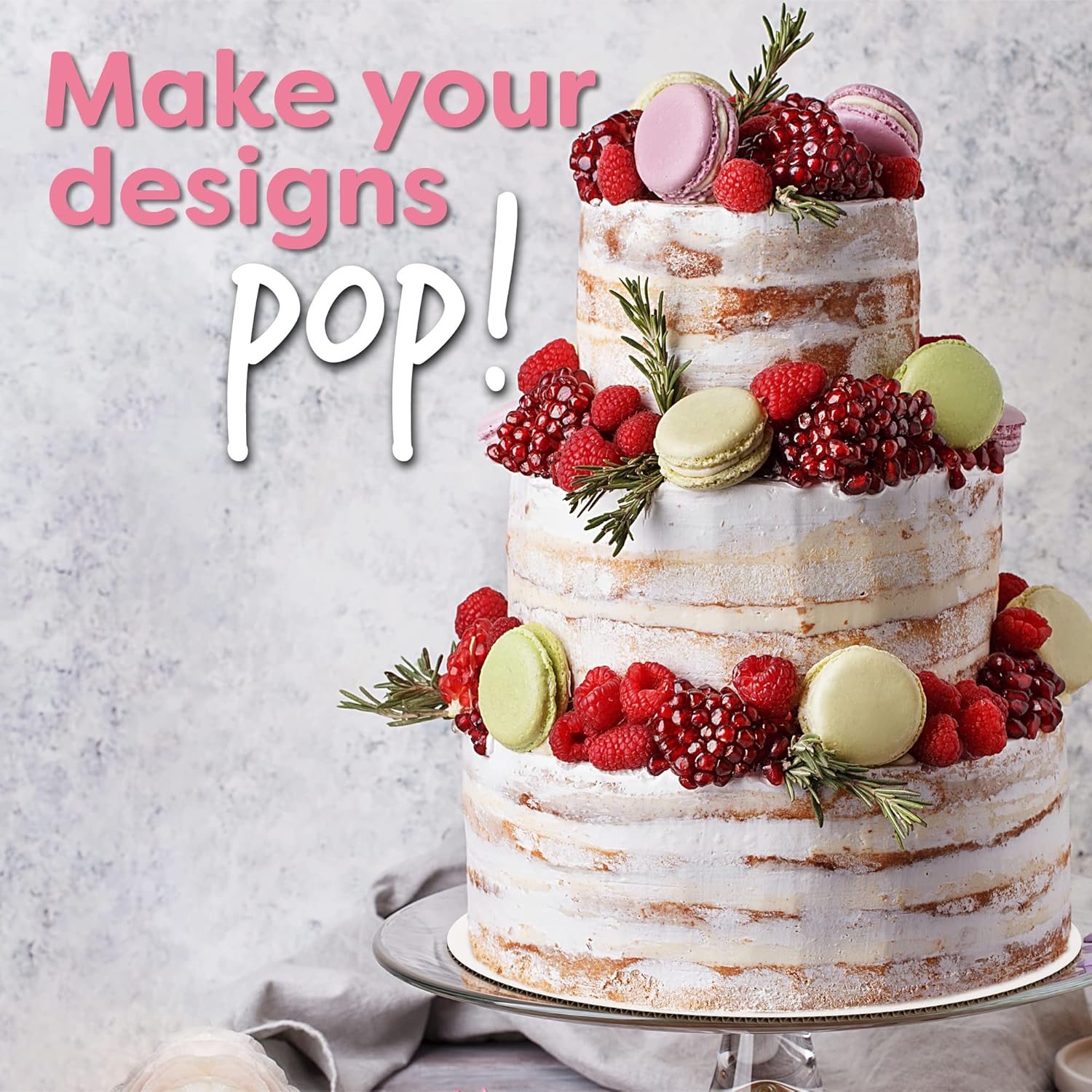 White Cake Boards Round Set [18 Pack] Pieces of 6, Philippines - Main Image