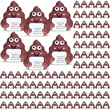 Gemscream 100 Pcs Positive Mini Poop Figurines Tiny Poo Statue Bulk