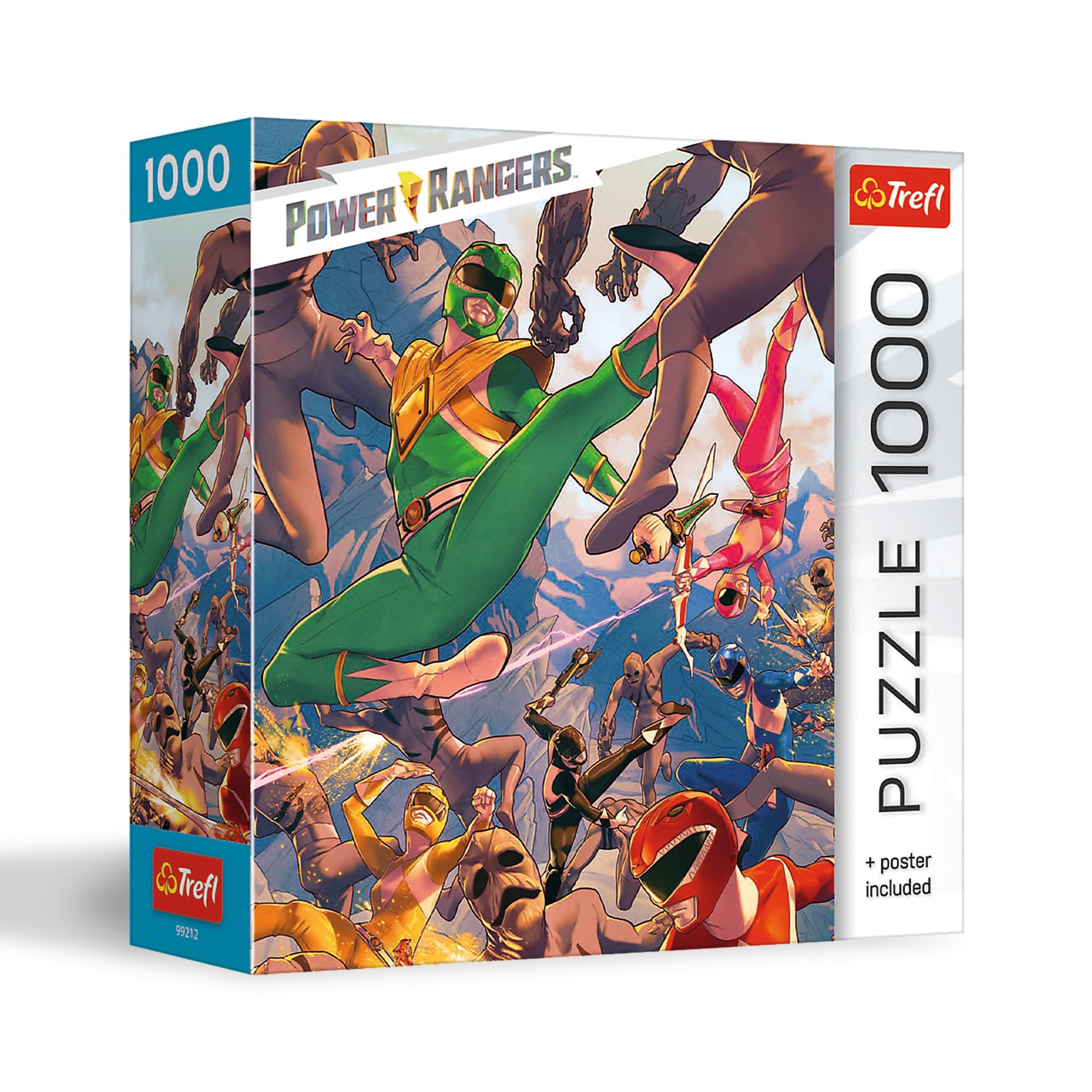 Amazon.com: Trefl Power Rangers - in the Heat of Battle 1000 Piece
