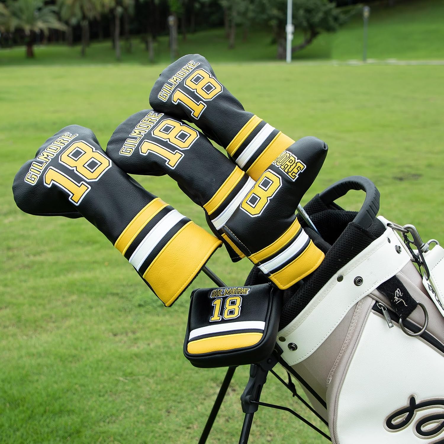 Golf Headcovers Happy Gilmore Driver Headcover Putter Head Covers image 5