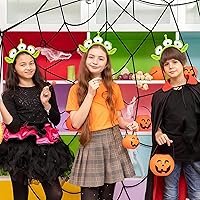 Vista 5 de Alien Monster Toy - Diadema elástica de globo ocular de felpa para Halloween Cosplay