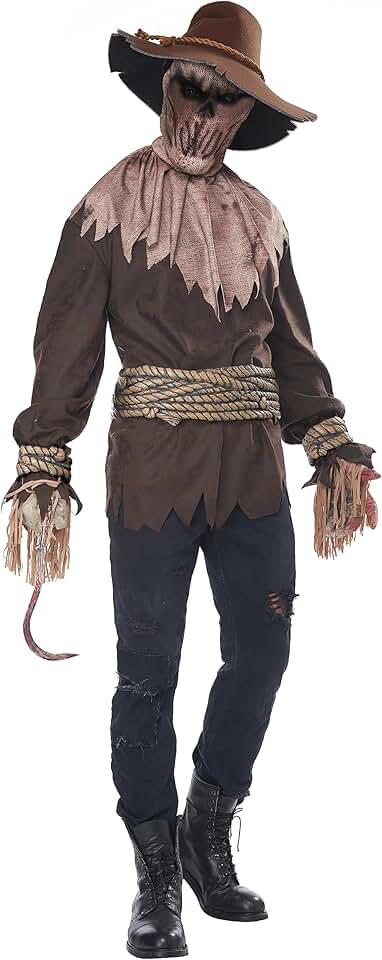 Fantasia masculina Killer in the Cornfield, Marrom, P-M