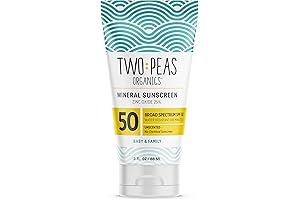 All Natural Organic SPF 50 Sunscreen Lotion: Chemical-Free Sun Protection for Sensitive Skin