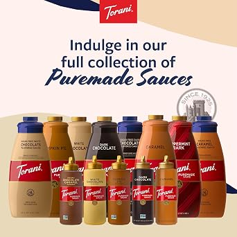 Torani Puremade Pumpkin Pie Sauce 2-Pack for Desserts and Coffeehouse Drinks, 2-Pack, 16.5 Oz Ea