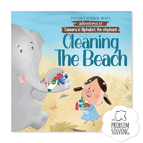 Adventures of Samara and Alphabet - Cleaning the Beach by SAM &amp; MI: Story Book for Kids | Empathy, Problem-Solving, Storytelling | Children's Picture Book for Boys &amp; Girls Ages 3, 4, 5, 6, 7, 8