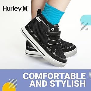 Amazon.com | Hurley Kids Toddler and Little Kids Tedd Canvas