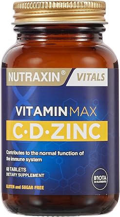 Nutraxin Vitamin Max C-D-Zinc 60 Tablet