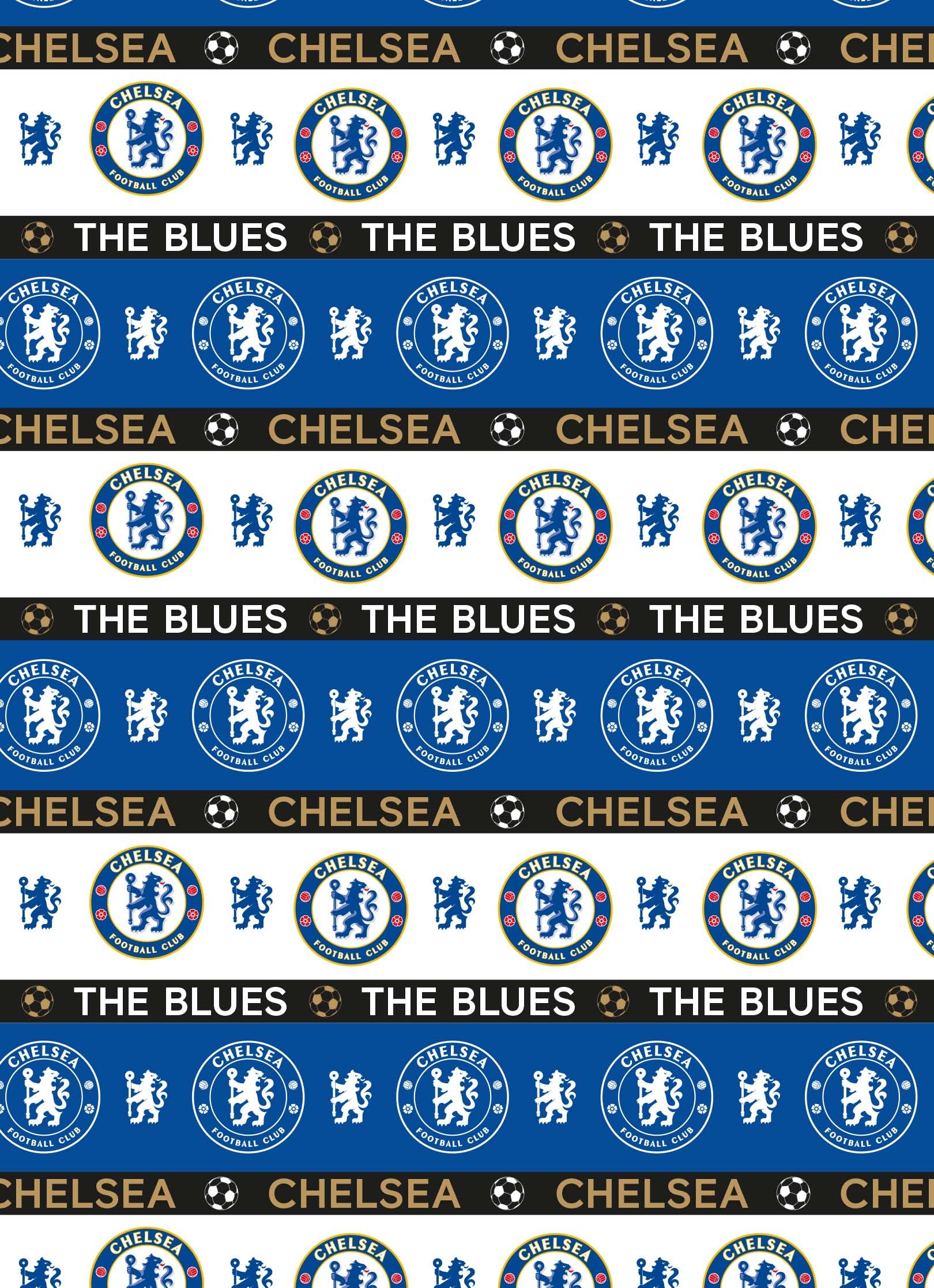 Chelsea Fc 3M Roll Wrapping Paper