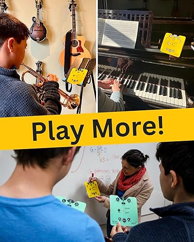 Miniatura 8 de Herramienta de rueda Circle of Fifths con soporte integrado, herramienta de aprendizaje de música para el regreso a clases, acordes de teoría