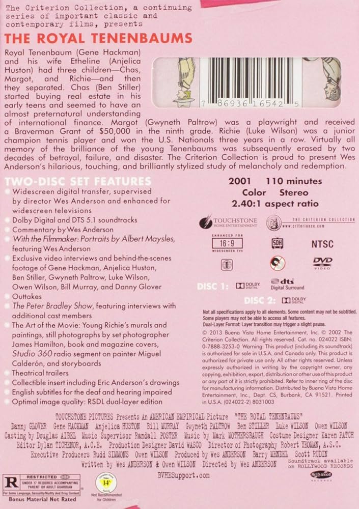 ザ・ロイヤル・テネンバウムズ DVD Amazon.co.jp: ザ・ロイヤル・テネンバウムズ [DVD] : ジーン