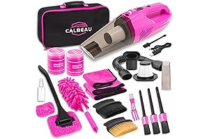 Car Vacuum Cleaner Cordless Rechargeable Pink