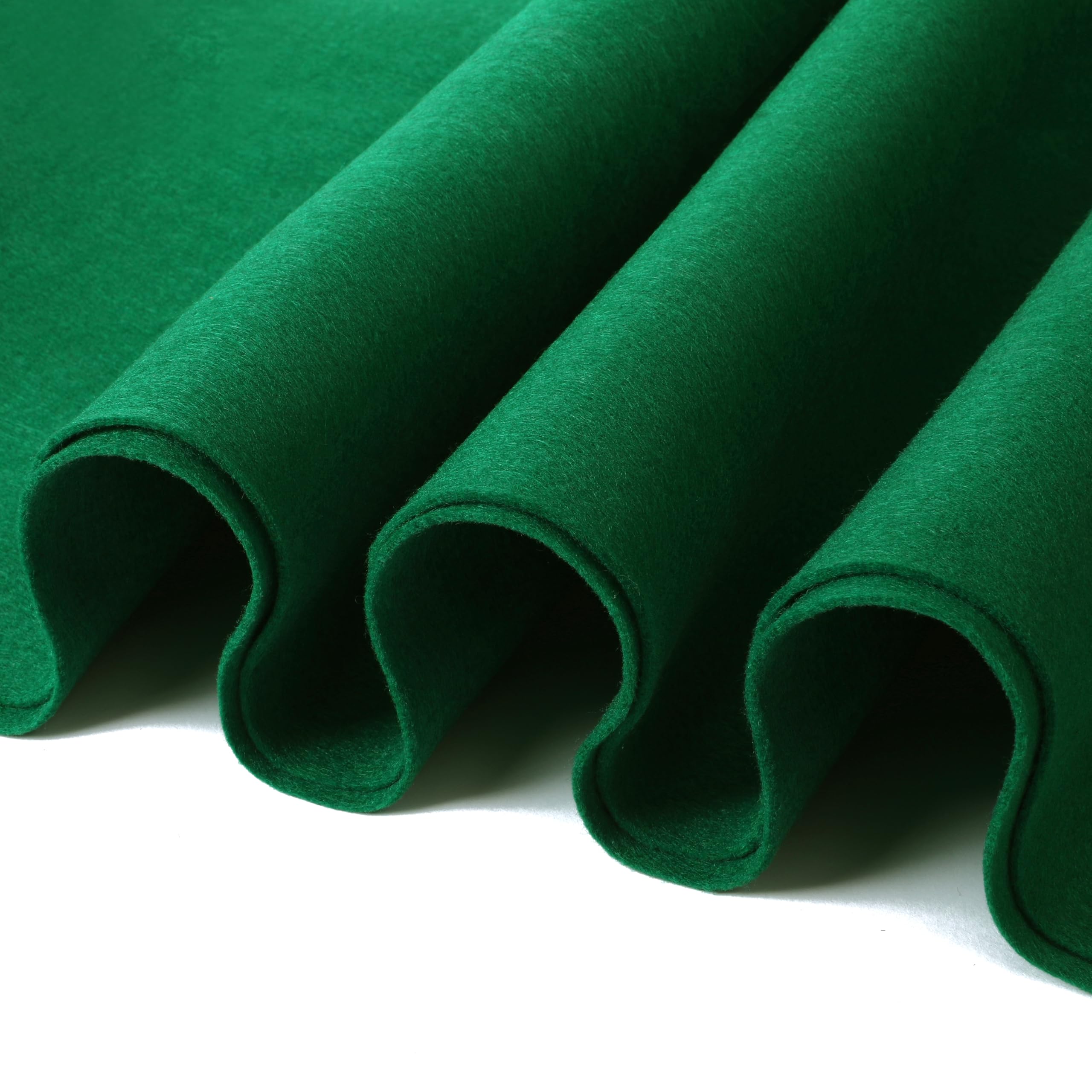 HaoFeijh Green Felt Fabric 72 * 36 Inch Wide 1.6mm,Fabric Sheets Soft Woven Acrylic Craft Fabric for DIY Craft Work Sewing Patchwork,Craft Felt