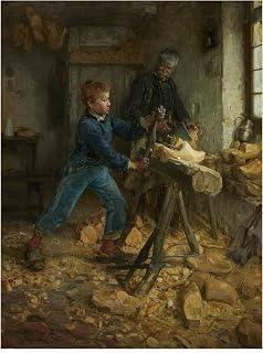 Trademark Fine Art The The Young Sabot Maker by Henry Ossawa Tanner, 24x32, Multiple
