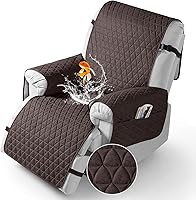 Vista 20 de TAOCOCO Funda para Sillón Reclinable 100% Impermeable - Funda para Sillón Reclinable con Gránulos Antideslizantes, Fundas para Sillas Reclinables
