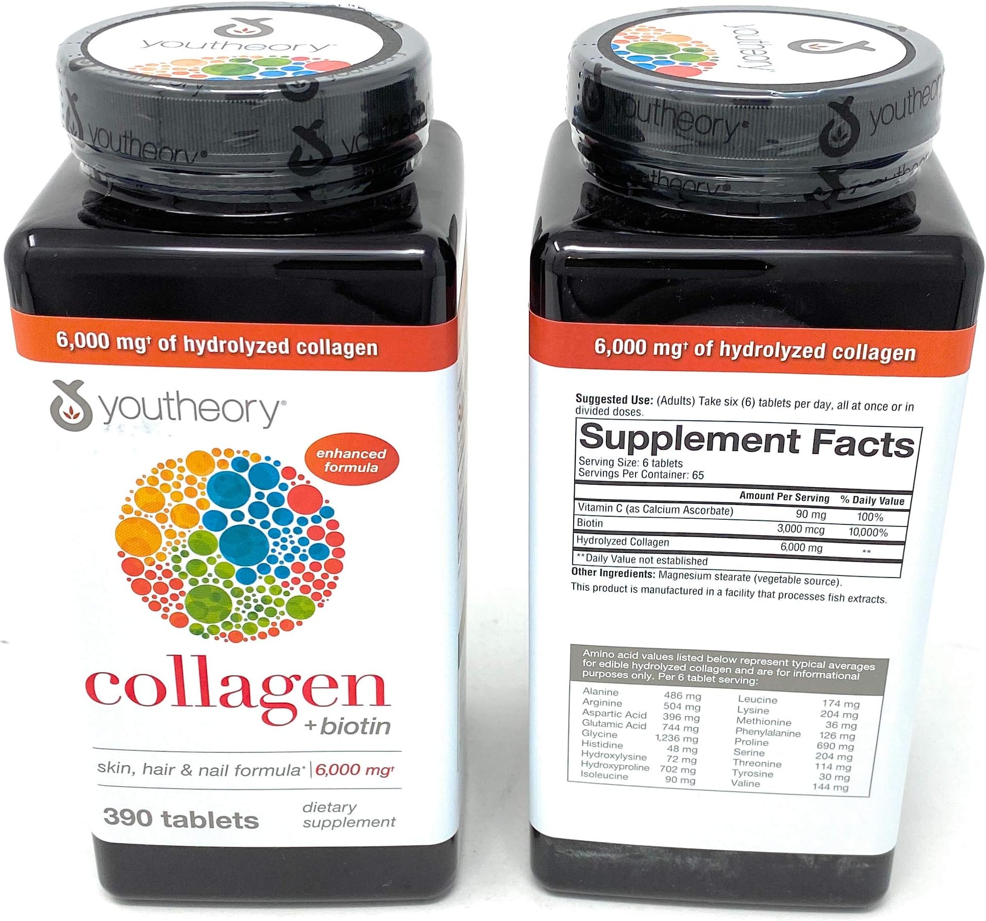 Collagen Advanced Formula Tablets - 390 ct (2-Pack for 780 Ct)