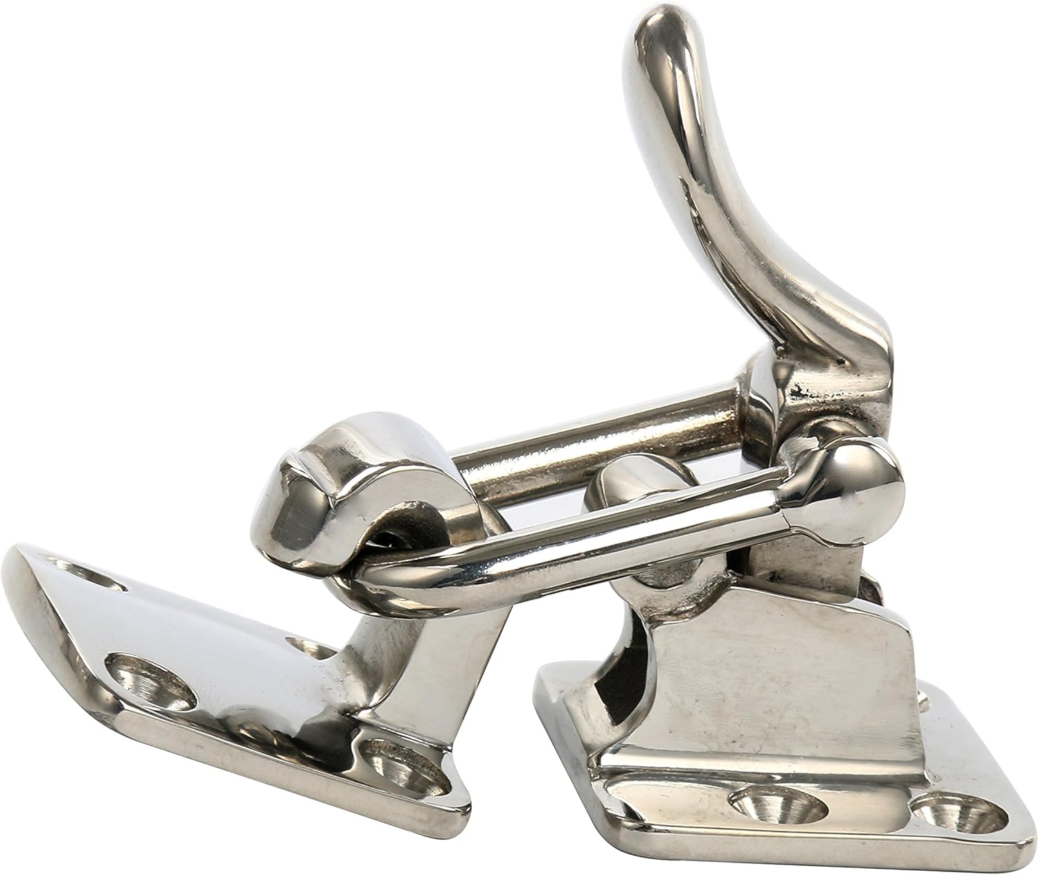 Amarine Made Stainless Steel Hold Down 90 Degree Clamp-Locking Cam Latch for Boat, RV,Caravan,Attic Hatch Doorway : Sports & Outdoors