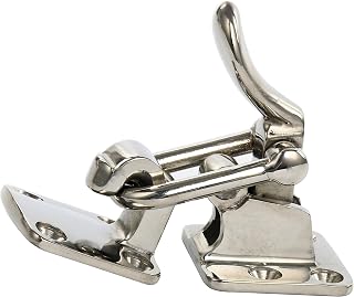 Amarine Made Stainless Steel Hold Down 90 Degree Clamp-Locking Cam Latch for Boat, RV,Caravan,Attic Hatch Doorway