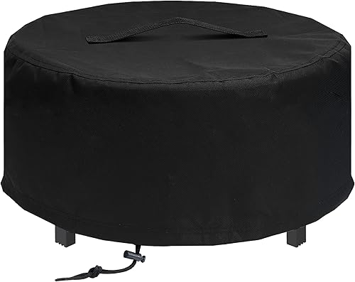 MAVINCHER Cubierta para hoguera para Solo Stove - Refugio de sobremesa envolvente, elevación para fuego de leña Yukon al aire libre, negro, 54" D x