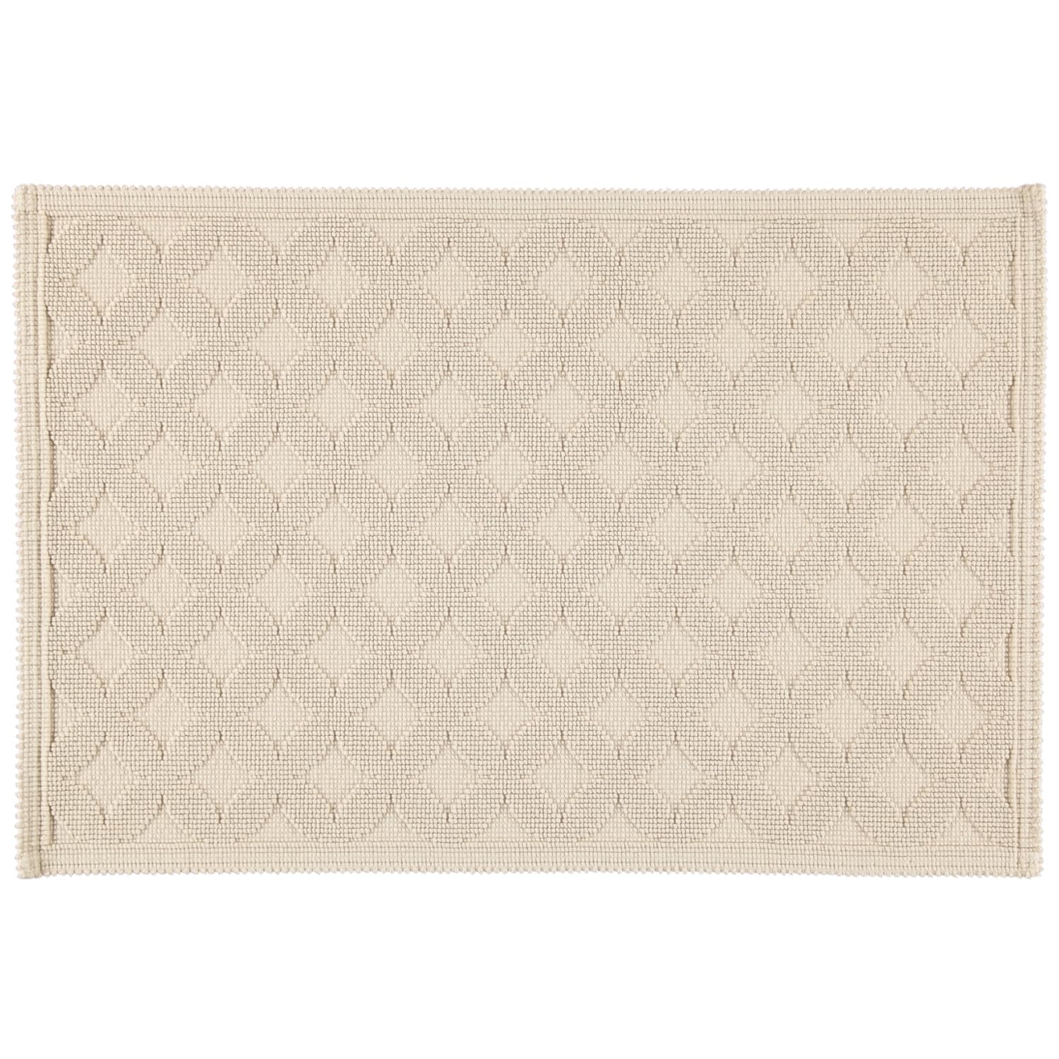 Rhomtuft Badteppich Seaside eckig 50 x 70 cm Farbe Stone