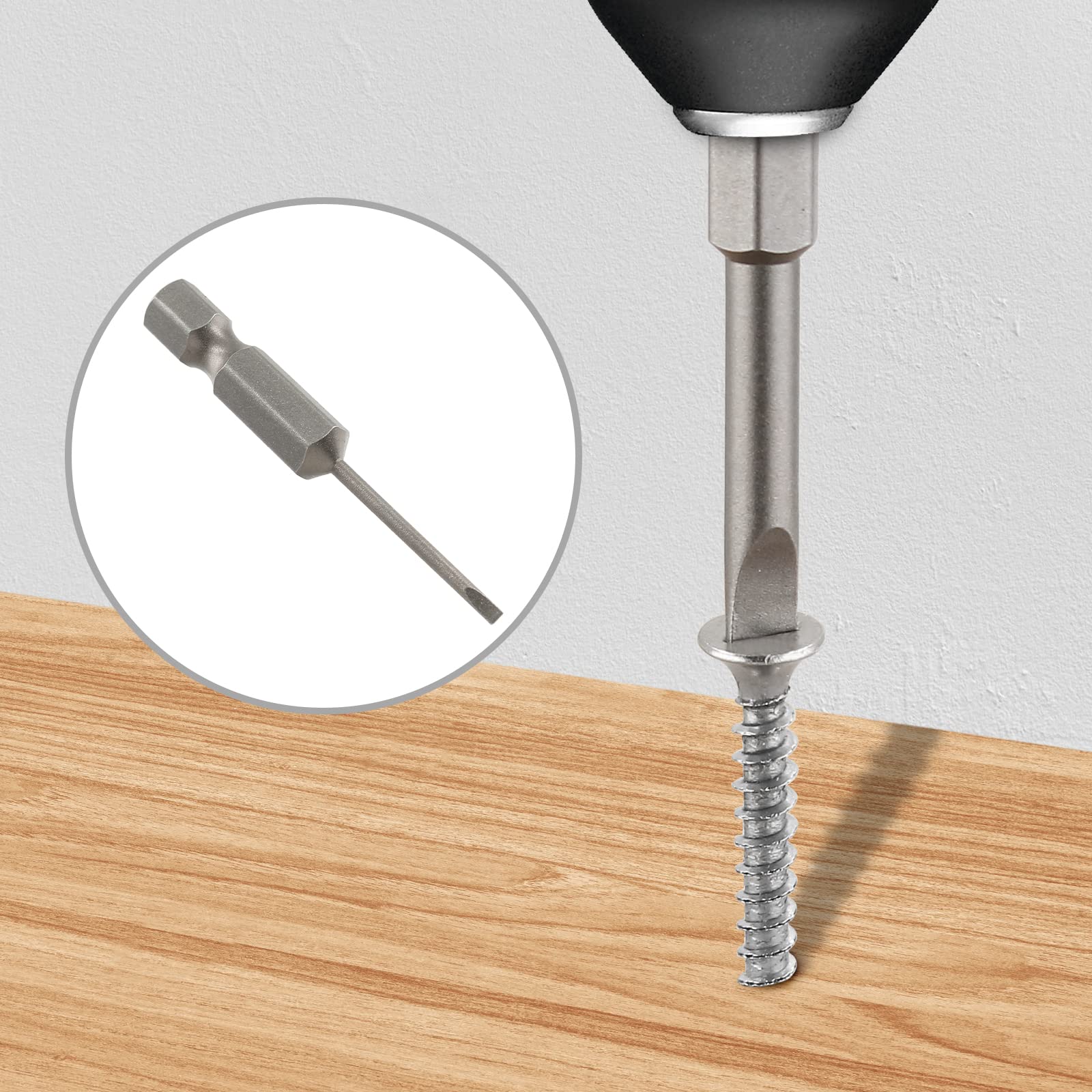 Amazon.co.jp: LDEXIN 10個 SL1.6 磁気スロットドライバービット S2