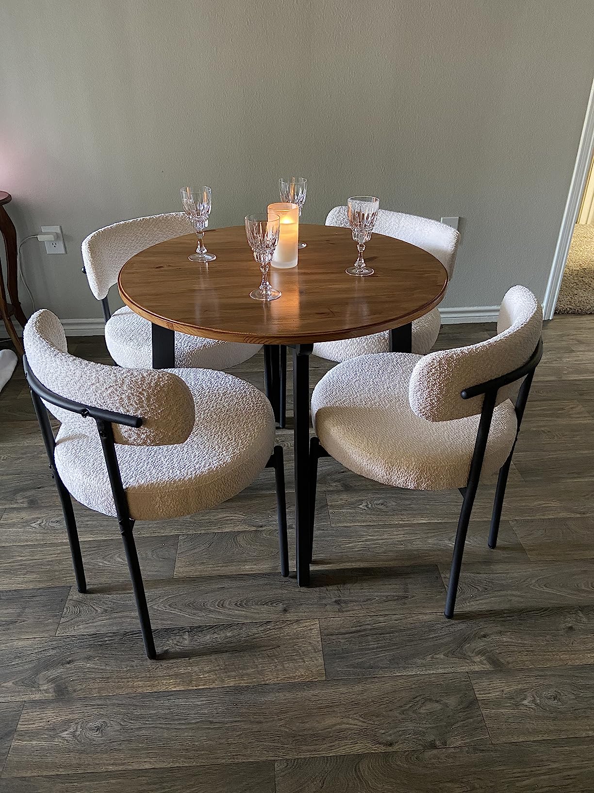 33/mo Finance DYHOME Green Dining Chairs Set of 2, MidCentury