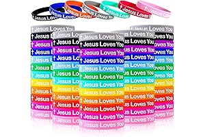 Jesus Loves You Silicone Wristband: A Symbol of Faith for Christians of All Ages