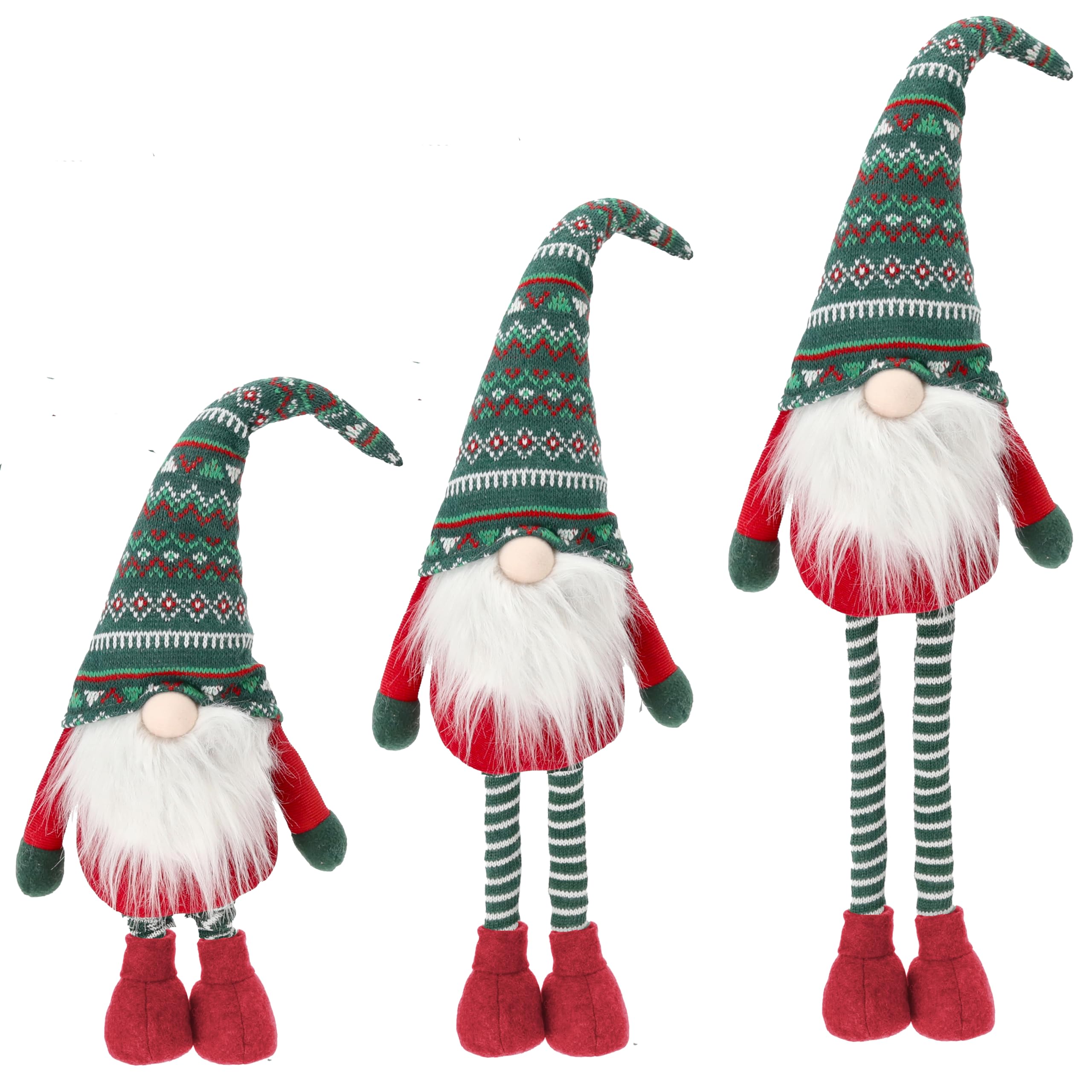 CREOLOGIC XXL Gnome Figure 140 cm · Gnome Telescopic Legs · Christmas Decoration Gnome · Nordic Gnome · Decorative Gnome · Decorative Figures · Christmas Gnome Man · Gnome (Green Man)