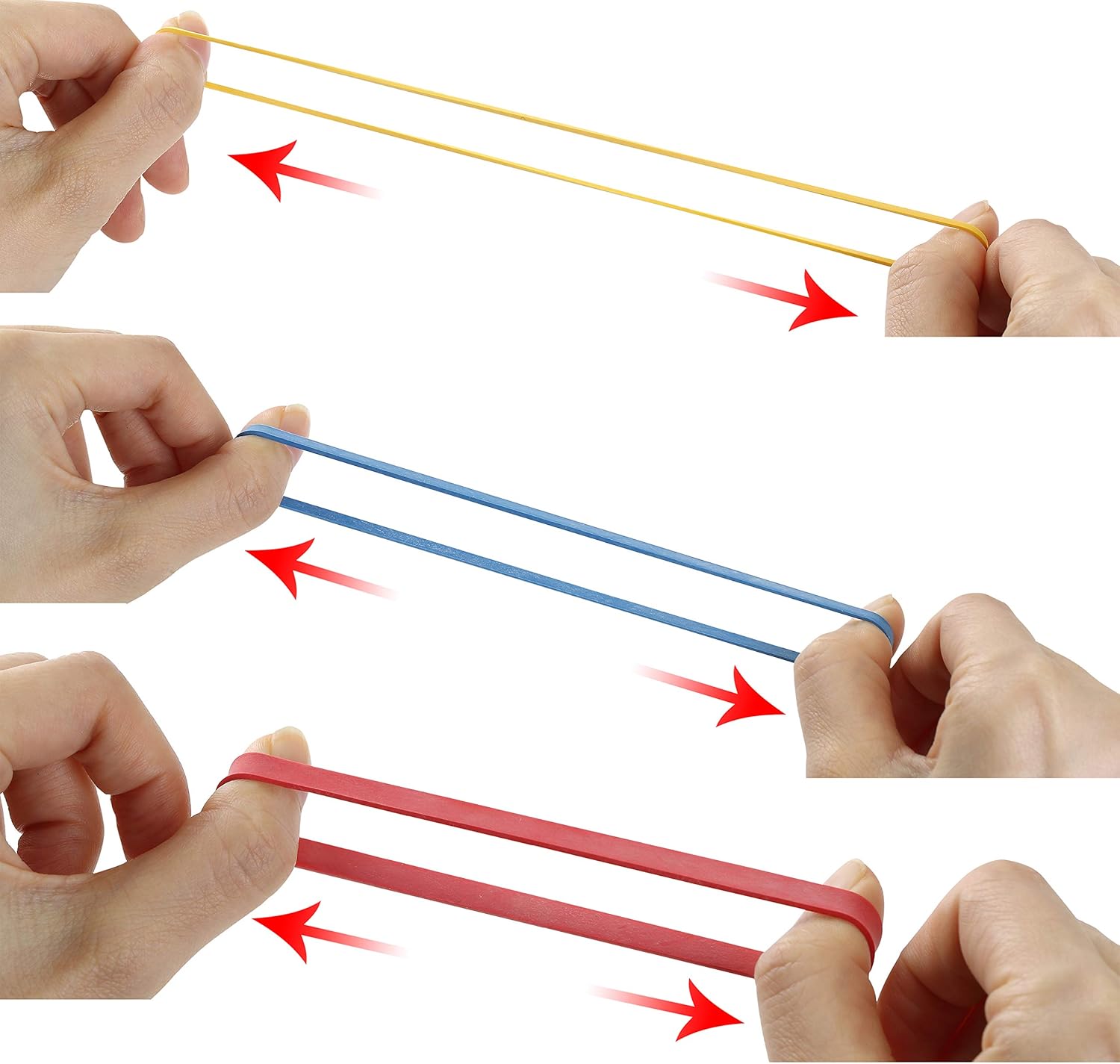 Mr. Pen- Colorful Rubber Bands, 300gr, Assorted Size, Rubber Bands, Rubber Bands Office Supplies, Rubber Bands for Office, Assorted Rubber Bands, Colored Rubber Bands, Elastics Bands, Rubber Band Bulk : Office Products