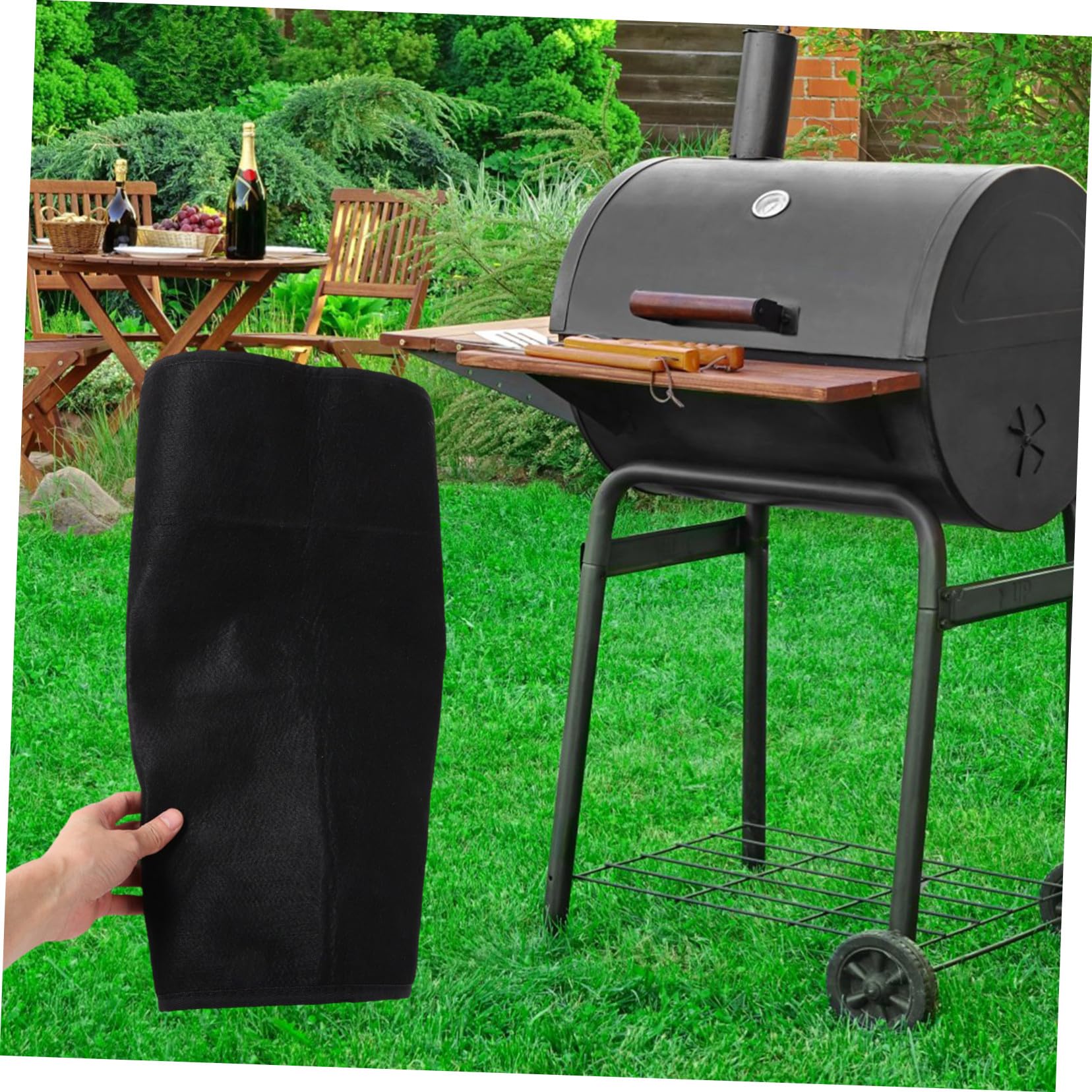 BESPORTBLE Tappeto Ignifugo per Caminetto Protezione Pavimento Resistente al per ed Esterni per Barbecue e Braciere