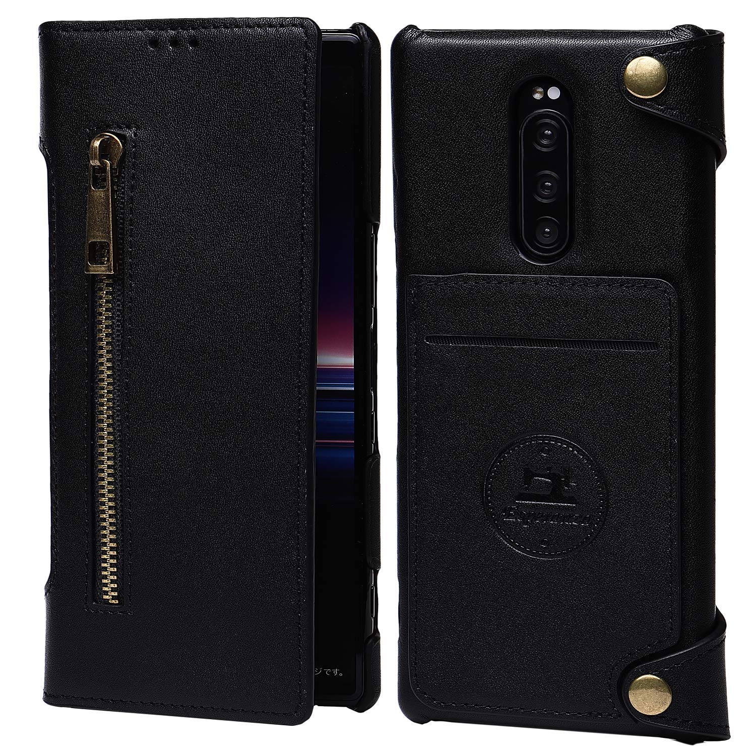 Amazon.co.jp: Esperanza 本革Xperia 1 との互換性あり スマホ ケース 