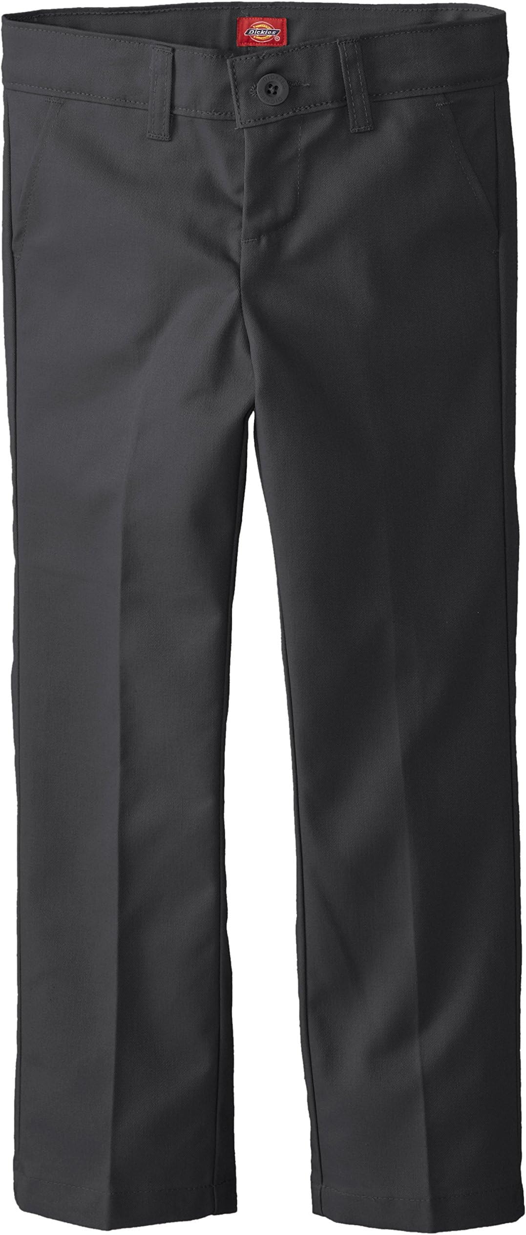Dickies Girls' Slim Stretch Flat Front Pant