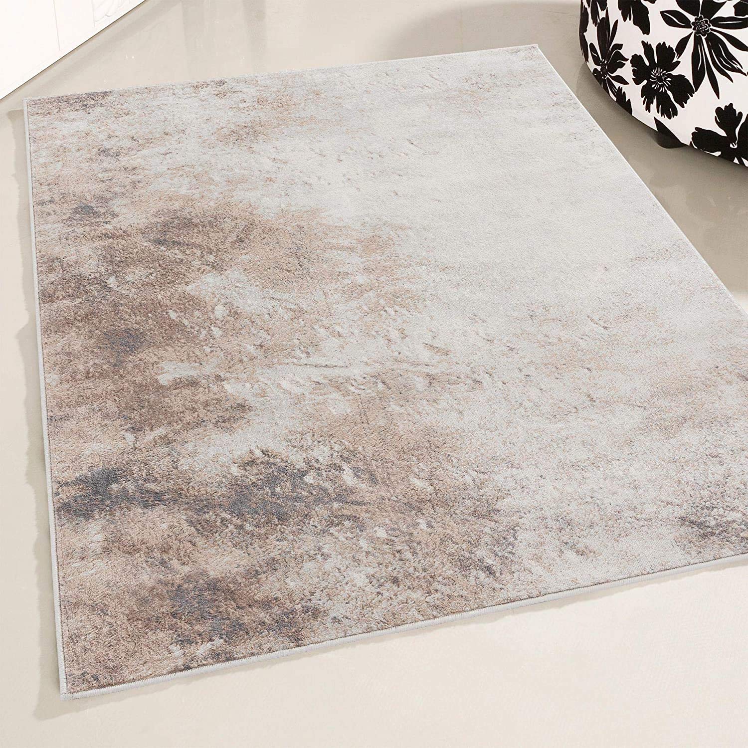 Rackhams Brown Montana Abstract Rug - 200X290 Cm