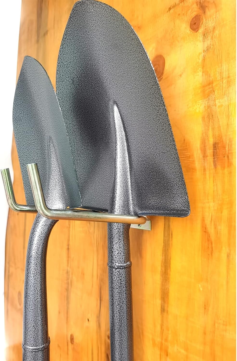 4 Pack E-Track Heavy Duty Shovel Hanger for Store Long Handled Tools, Large Steel Tool Hook TieDown Accessories Cargo Tie Down Systems in Trucks, Trailers,with Spring Fitting Attachments image 6 of 7 B09HSGFNTZ