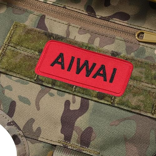 Miniatura 4 de Arnés táctico de mochila para perros para razas grandes, diseño original, chaleco con hebilla de metal con bolsas laterales para entrenamiento de