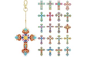 Henoyso Cross Diamond Painting Keychains: A Creative and Relaxing Gift
